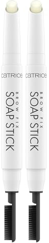 Catrice Brow Fix Soap Stick, Augenbrauenstift, Nr. 010, Transparent, definierend, fixierend, sofortiges Ergebnis, vegan, ohne Mikroplastikpartikel, Nanopartikel frei, ohne Parfüm, 2er Pack (1g)