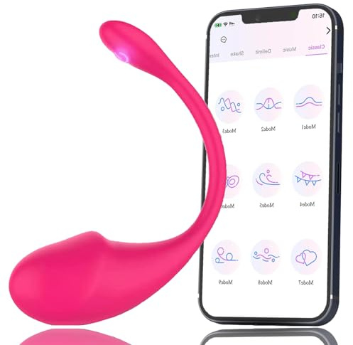 Bluetooth APP-styrd Wellnessenhet för Kvinnor, Trådlös Fjärrstyrning, 10 Justerbara Vibrationslägen, Portabel Mjuk Silikon och Vattentät Design