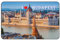 Cadora Magnetschild Kühlschrankmagnet I Love Budapest
