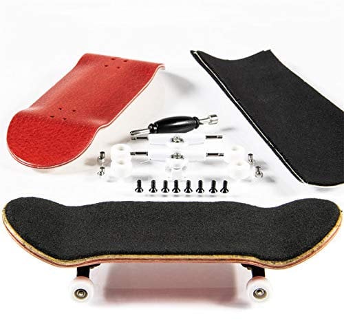 PhoneNatic Finger-Skateboard Bauset in rot (Design 5)