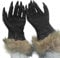 JINTN Halloween Weihnachten Karneval Handschuhe Bar Requisiten Latex Plüschtier Handschuhe Haarige Hände Werwolf Wolf Pfoten Krallen Cosplay Kostüm Requisiten Tier Zubehör Körperteile Party Theater