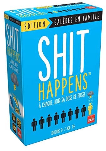 Goliath - Shit Happens - Edition Galères en Famille - Jeu de Société Pour Ados et Adultes - Rigolade - Jeu de Cartes - Pour Des Moments Fun en Famille - A partir de 2 joueurs - A partir de 13 ans