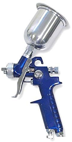 DOBO Aerografo professionale HVLP - alto volume bassa pressione - pistola a spruzzo venice restailing carroziere falegname restauro carroizzeria legno ugello da 8mm serbatoio da 120ml