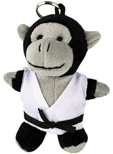 Bay Gorilla AFFE Kong PLÜSCH Schlüsselanhäger Mini-Plüschtiere Monkey Glücksbringer Karate Judo Kickboxen Budo Kampfsport Ju Jutsu TKD Taekwonde BJJ Aikido Kick Boxen