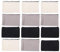 EXCEART 12 Stk. Bleistiftbeutel DIY Craft Blank Make-Up Taschen Canvas Reißverschlusstaschen Mehrzweck Kosmetik Reise Kulturbeutel mit Reißverschluss Bulk für DIY Basteln - Grau