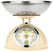 THUN - Bilancia - Cucina, Altro per la cucina - Idea Regalo - Linea Country - Acciaio Inossidabile, Ferro - Base h 15 cm, Ø Base di Appoggio 21 cm, Piatto della Bilancia Ø24,5 cm, h 11 cm