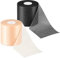 2 Rolle Schaum Underwrap Sports Vorverpackung Sportsband Sportlich Schaum Band Schaum Underwrap Bandage für Handgelenke Ellenbogen Knie Knöchel, 2,75 Zoll x 30 Yards (Schwarz, Beige)