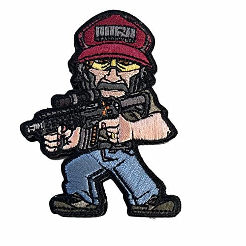 75mm John Hitman Range Stickerei Moral Patch für IPSC Jäger Sportschützen mit Hakenklett für EDC Rucksack Cap WEste usw