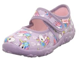 Superfit Mädchen Bonny Hausschuhe, Lila 8530, 24 EU Weit