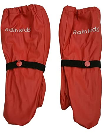 Rainkids Kinder Matschhandschuhe leicht gefüttert Buddelhandschuhe wasserdicht (Gr. 2 (ca. 3-5 Jahre), rot)