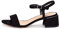 Rio Fiore Sandali Donna con Tacco, Camoscio nero, 5 cm Tacco a blocco, Cinturino alla caviglia, Microfibra, C553-K1781-12 (Black MIcrofiber, 37 EU)