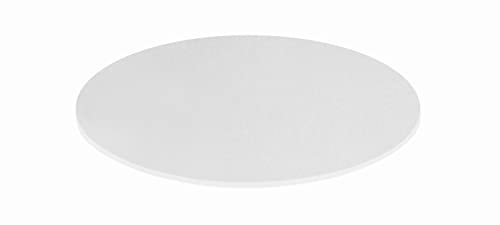 KONTE.DESIGN Piano per Tavolo SPARGI Rotondo Bianco Diametro 70 cm sp. 18 mm