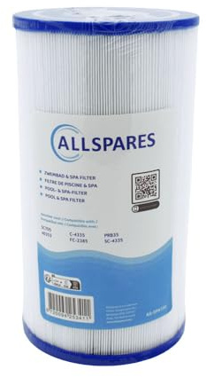 Whirlpool Filterkartusche Ersatz für Pleatco PRB35-IN3 | Filbur FC-2385 | SC705 | 40353 | C-4335 | AK-3015 | 817-3501 | Ø130 x 240mm | Öffnung 50mm | von AllSpares
