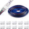 VISSQH 10m 4 pin LED Strip Light Extension Cable, with 10Pcs 4-pin 10mm led Strip Connector for 3528 2835 5050 5630 Plain LED Strip & Other DC 12V, 24V LED Lighting