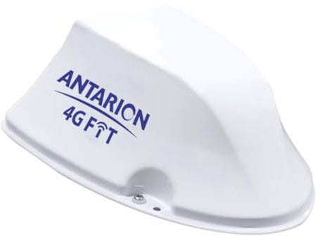 Antarion Antenne 4G FIT Compact Blanc Wi-FI Micro-Sim idéal Camping Car Van