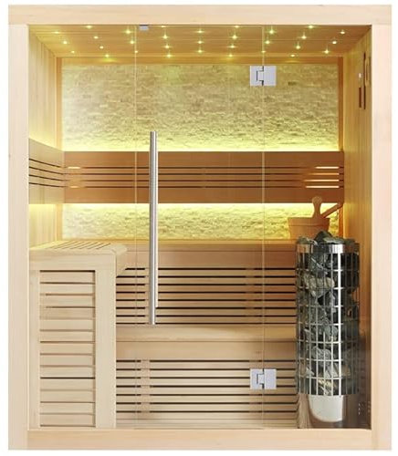 AWT Sauna E1102C Hemlock/180x150/9kW Cilindro
