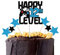 bng-bng 12 Birthday Cake Topper Glittery Happy 12th Level Birthday Cake Cupcake Toppers Boys and Girls 12th Game Theme Party Supplies Age 12 Preteen Cake Decorations