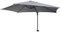 Mendler Wandschirm Casoria-AM, Ampelschirm Balkonschirm Sonnenschirm, 3m neigbar, Polyester Alu/Stahl 9kg - grau