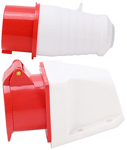 Prise Industrielle 3 Phases 5Pin 16A 5Pin Prise Industrielle Prise de Montage en Surface 3 Phases IP44 étanche 220380V 240415V 3P N E Prise Murale Phase de Prise