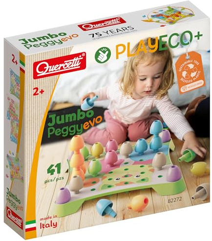 Quercetti Jumbo Peggy EVO Play Bio 41 Stück