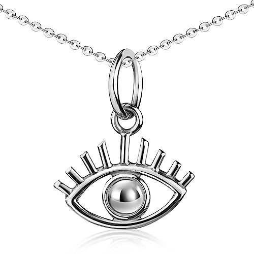 Materia Auge Kette Silber 925 Damen - Nazar Kettenanhänger KA-217-K141