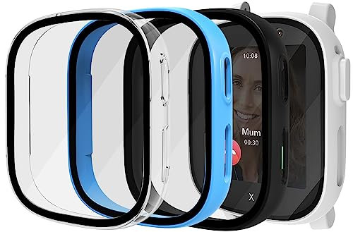 Surundo für Xplora-X6-Play-Schutzhülle mit Displayschutz, Hard PC Rundum Anti Kratz Anti Staub HD Ultradünne Schutzhülle für Xplora X6 Play Kinder Mädchen (Nicht für Xplora X6 Play Gen 2)