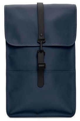 Rains Rucksack – Wasserdichter Rucksack für Damen und Herren – Laptop-Tasche für Arbeit oder Reisen, Marineblau, Regular, Modern