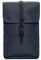 RAINS - Zaino impermeabile unisex, borsa per computer portatile, per lavoro o viaggio, Navy, Regular, moderno