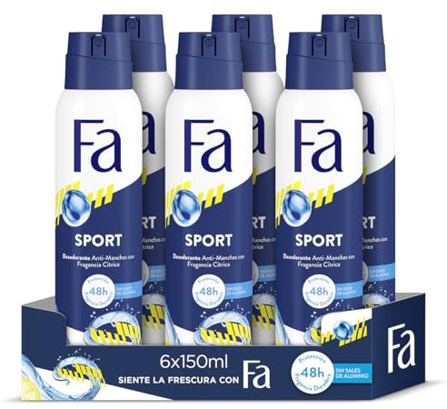 Fa Sport Deodorant, 6 Stück, 900 ml