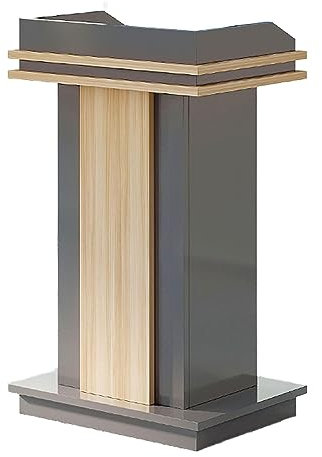 esmen Schräges Podium Holz-Podiumsständer, professionelles Rednerpult-Podium, Robustes Rednerpult, Präsentation, Konferenz-Podiumsständer für Büro, Konferenz, Auditorium Bodenstehendes Podium