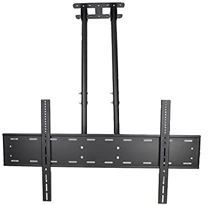 TV Stand tv wall mount Double Pole Single Screen Ceiling TV Mount, For 60-100 Inch Flat And Curved TVs Up To 100kg, Multiple VESA Patterns (Size : 3m)