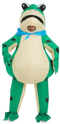 SHMIZZ Disfraz Hinchable Adulto, Halloween Costumes Disfraz Hinchable Disfraz Inflable Carnaval Blow Up Party Cosplay Disfraces para Adultos para Halloween,Cosplay,Fiesta (Rana)