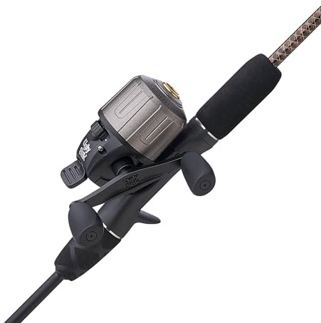 Ugly Stik GX2 Youth Spincast Reel and 5'6 Fishing Rod Combo, Red/Gold, 2-Piece, Graphite and Fiberglass Rod with Ugly Stik Clear Tip Design