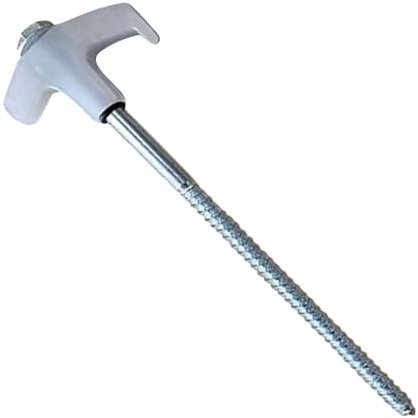 Erdanker, verschraubte Zeltheringe, robuste Heringe aus Metall, 20 cm, leuchtet im Dunkeln, Zelt-Zubehör
