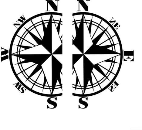 EpheyFIF Lot de 2 autocollants noirs en vinyle pour capot de voiture, caravane, camping-car, camping-car (580 mm x 965 mm)