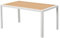 LANOX Garten Esstisch für 4-6 Personen, 1-TLG., 140 x 80 x 70 cm, Polywood-Tischplatte, Aluminium Rahmen wetterfest Tisch für Balkon Terrasse