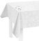 LILENO HOME Tischdecke abwaschbar als Meterware 240x140cm (Schnittkante) in Pusteblume Weiss Motiv - Wachstuchtischdecke wasserabweisend ideal als Tischtuch o. Tischläufer für Bierzeltgarnitur