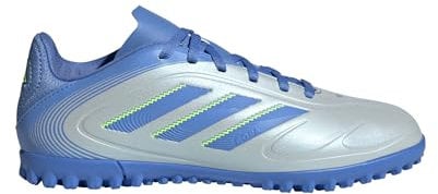 adidas Unisex Kids Copa Pure 3 Club Kids TF Fußballschuh Halo Blue/Blue Fusion/Lucid Lemon 33