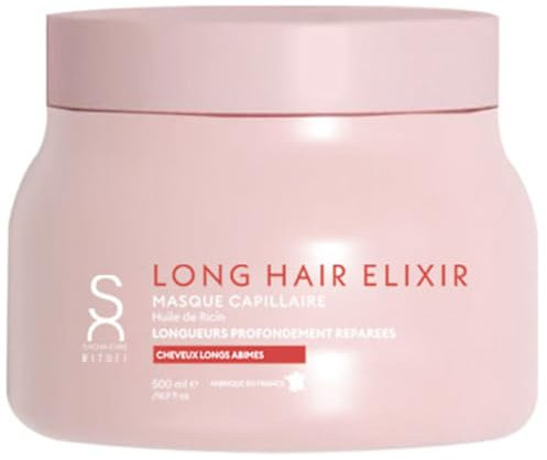 Sacha Care Rituel Long Hair Elixir Haarmaske mit Rizinusöl – Für glänzendes, revitalisiertes und kräftiges Haar – Intensiv pflegende für gesund aussehendes Haar 500 ml