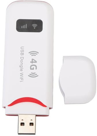 Dongle Modem USB 4G, Router 4G Portatile da Viaggio 150 Mbps con Slot per Scheda SIM per Europa Asia Oceania Africa, Crea Hotspot per lo Streaming Video Online, Supporta Fino a