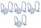Mikikit 2sets Buckle Grip Holder Clamps Wire Clamp Pliers Hose Clamp Cable Clamp Cart Pipes Grinder Cinch Clamp Collier Jigsaw Condition Water Pipe Reel Line Chainsaw Vice Iron 4pcs*2