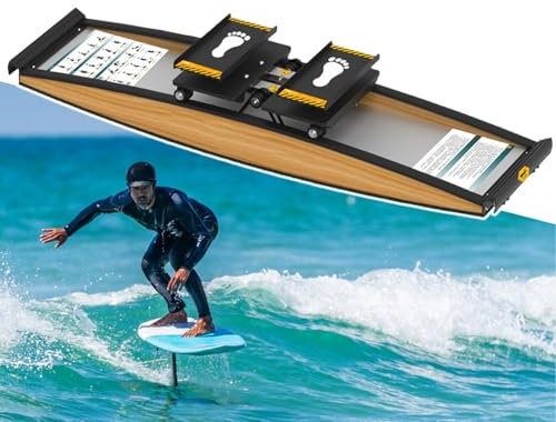 HCAUYNN Cross Balance Core-Trainer, Skisimulator-Set, GanzköRpertrainingsgeräT FüR Zu Hause, FüR Zuhause, Fitnessstudio, Schule, Ski-Hobbyzentrum