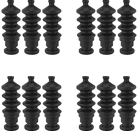 Reinscer 12 Stücke Druecken, Wasserdicht, Gummidichtung, Faltenbalg Modell 37 mm Fuer RC Boot