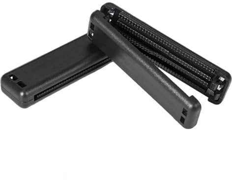 Wcawnlt 2 Piezas Ajustador Universal de Cinturón de Seguridad para Coche - Reductor de Presión para Hombros y Cuello Negro, Confort Ergonómico Ideal para Conductor y Pasajero