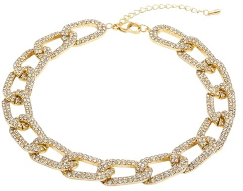 Karma NH11434639 Fußkettchen Strass Silber oder Gold 21 cm modern Fusskette Fußschmuck Urlaub Strand Abendmode Accessoires Damen