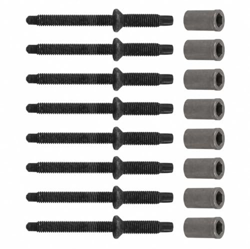 Kit de vis de fixation d'injecteur 16 pièces 1.6 HDi TDCi, 8 vis + 8 douilles, Compatible avec Peugeot 206 207 307 308, Citroën Berlingo C3, Ford Focus Fiesta, remplace 1982.83 1982.63 1609848280