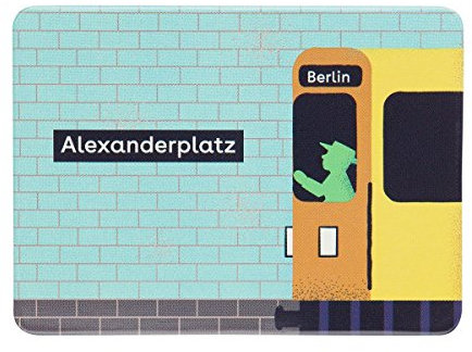 AMPELMANN Anhalter | Magnet Kühlschrankmagnet | Ubahn Berlin Alexanderplatz Geher