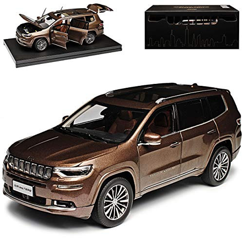 Paudi Jeep Commander 4x4 SUV Braun ab 2018 1/18 Modell Auto
