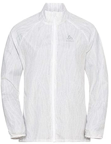 Odlo Damen ZEROWEIGHT PRINT Jacke, White, L