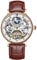 RORIOS Herrenuhr, wasserdicht, automatisch, mechanisch, Lederarmband, Tourbillon Armbanduhr für Herren, braun, Gurt